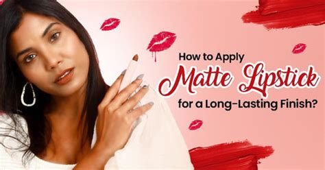 How to Apply Matte Lipstick for a Long-Lasting Finish? – Beromt