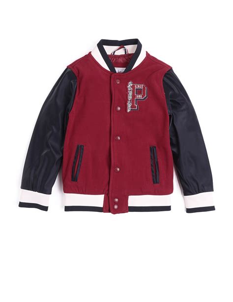 Boys Colour Blocked Spread Collar Jacket – U.S. Polo Assn. India