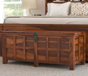 shree natural Solid Sheesham Wood Trunk Box For Bedroom Wooden Box ...