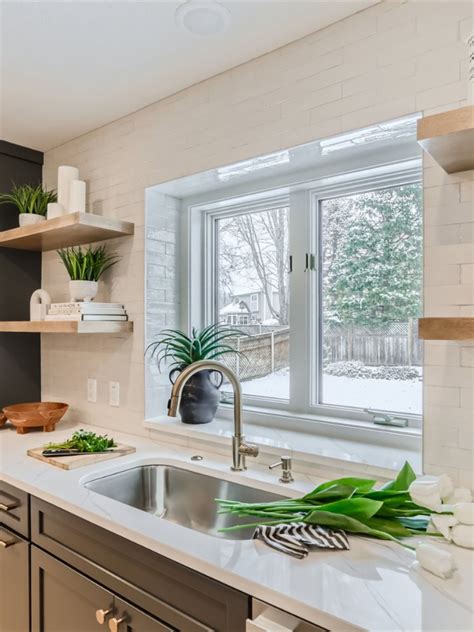 Kitchen window over sink | Kitchen sink window, Kitchen window design ...