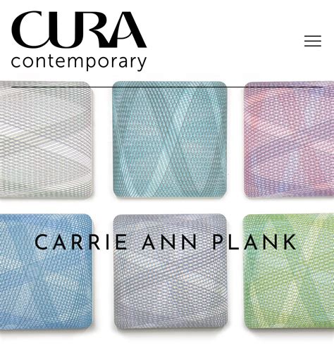 Carrie Ann Plank in inaugural group exhibition at Cura Contemporary in ...