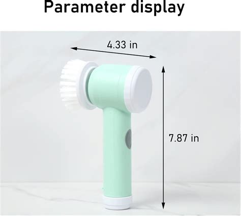 Buy Electric Spin Scrubber Rechargeable Cleaning Tools with 3 Brush ...