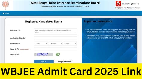 WBJEE Admit Card 2025 Out at wbjeeb.nic.in, Check Direct Link, Steps to ...