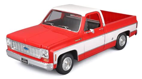 Maisto- 1/18 Scale Model Compatible with Chevrolet C10 Cheyenne Super ...