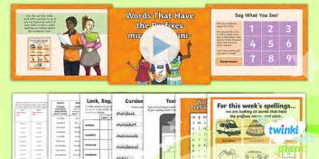 PlanIt Y6 Term 1B W6: Prefixes micro- and mini- Spelling Pack