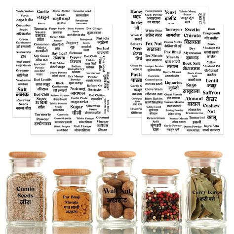 CLICKEDIN Label Set, Black Text on White Vinyl Waterproof Label Sticker ...