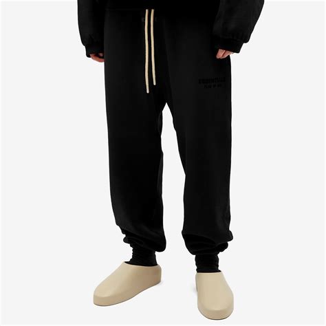 Fear of God ESSENTIALS Men's Essential Sweatpants in Jet Black Fear Of ...
