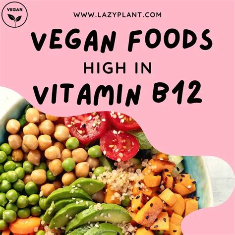 Vegan sources of vitamin B12. - LazyPlant