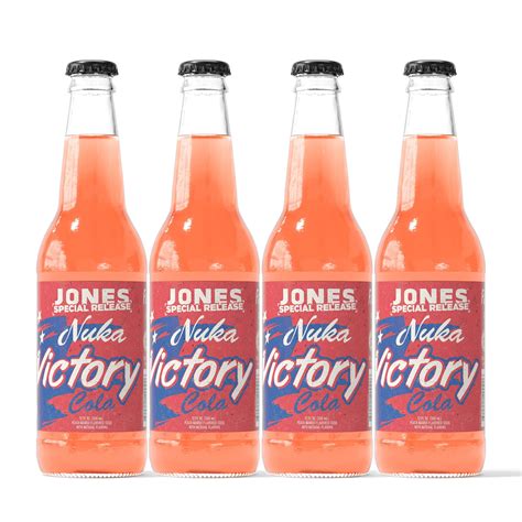 Jones Soda Peach Mango Nuka-Cola Victory 12oz Set of 4 Refreshing ...