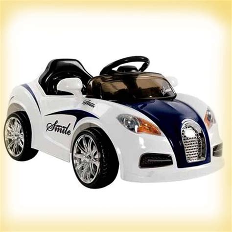 Smiley Battery Operated Ride On Car for Kids High Low Speed Music Syst ...