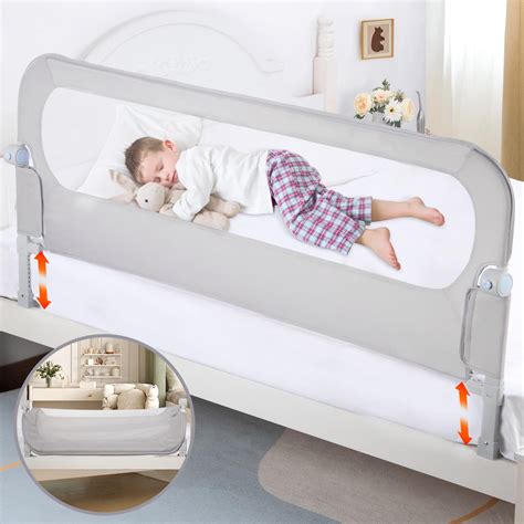 Bed Rail for Toddlers King Size Bed - 59 In Toddler Guard Rails for ...