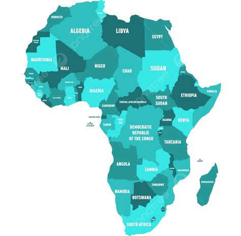 Map Of Africa Vector Png