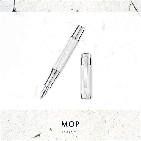 LABAN, Fountain Pen - MOTHER OF PEARL. — SWASTIK penn