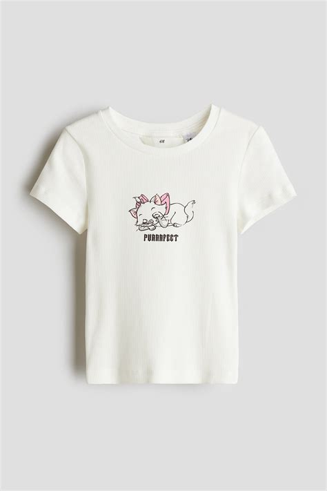 Printed T-shirt - White/Aristocats - Kids | H&M IN