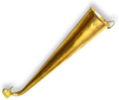 Uniqon Pure Brass Made Gomukh/Gaumukhi/Cow Face Vessal Antique Sirangi ...