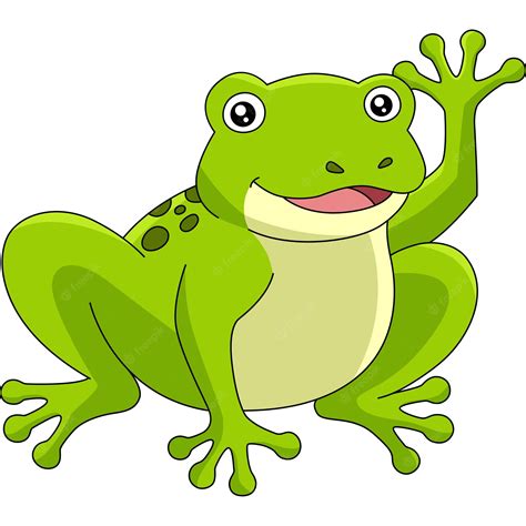Colored Frog Clip Art
