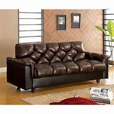 leather futon furniture of america bowie brown faux leather futon leather futon furniture of america bowie brown faux leather futon