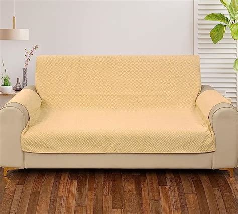 House of Quirk Ultra-Soft Velvet Couch Cover for Single Seater Couch ...