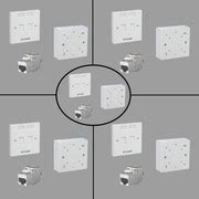 BOXNUBE Combo Set - RJ45 CAT6E Lan I/O Network Keystone Jack + Gang Box ...