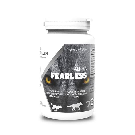 Alpha Fearless | Nootropic - Combats Fear, Filters Perceived Threat ...