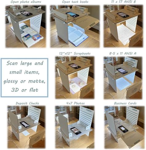 Buy Scanner Bin - Phone Scanner Stand for Photo and Document scanning ...