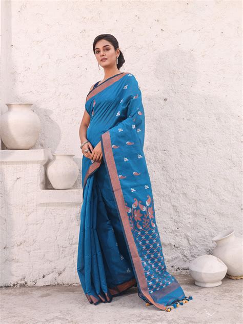 “CHARUKRITI” Latest Cotton Saree with Blouse Piece | INR 1680 Onwards ...