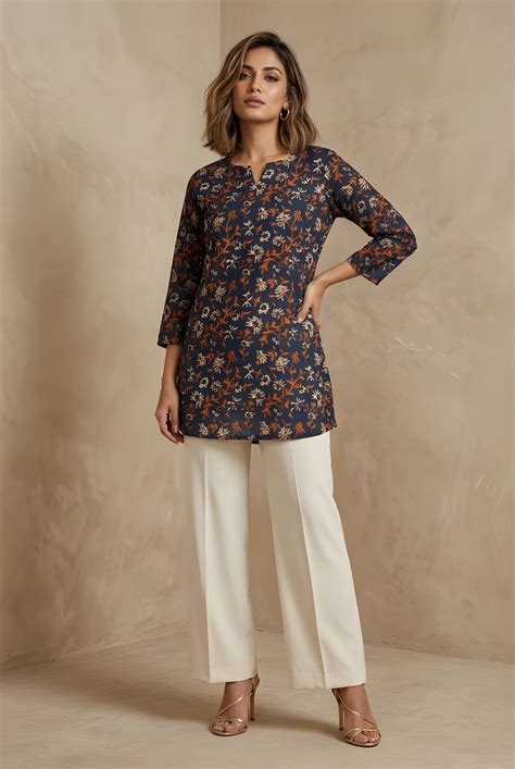 Buy Floral Print Short Kurtis for Women - Kalyanja Fashion