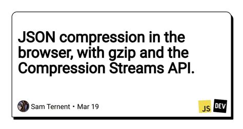 JSON Gzipped 的图像结果