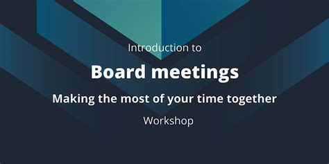 NZSBA Introduction to Board Meetings Workshop - Epsom, Epsom Community ...