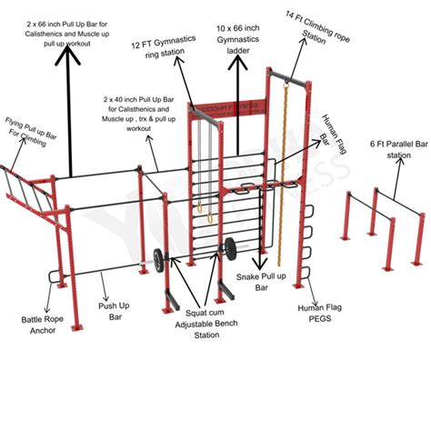 Calisthenics Rig - Extreme 3 - Yoddha Fitness Inc
