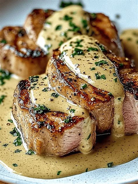 Ultimate Best-Ever Pork Tenderloin with Dijon Cream Sauce Recipe