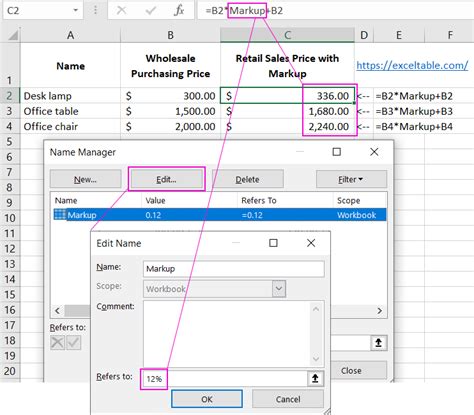 Image result for Excel Name Definition
