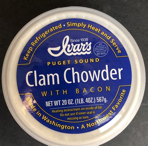 Ivar's Clam Chowder - Seafoods of the World | Fresh Fish Market ...