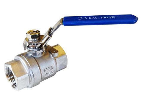 3/4" Inch Full Port, 304 Stainless Steel Straight Ball Valve : Amazon ...