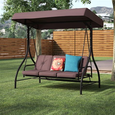 Top 30 of Canopy Patio Porch Swing with Stand