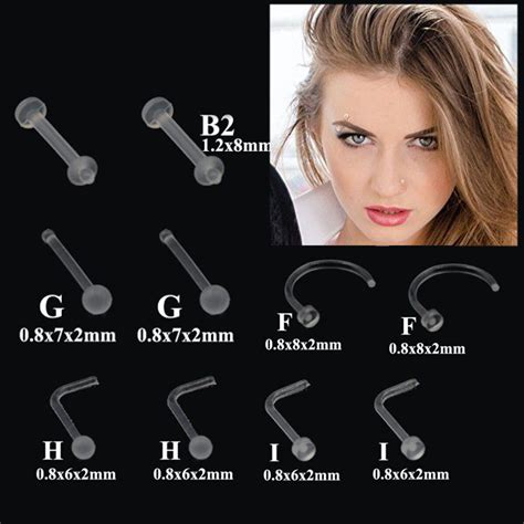 Transparent Nose Piercing