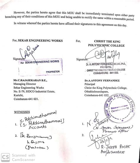 INDUSTRY INSTITUTE INTERACTION | Christ The King Polytechnic College