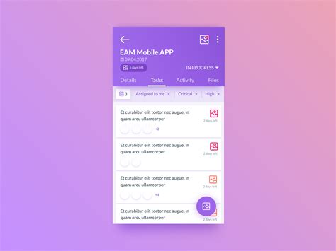 Image result for Task List UI Design