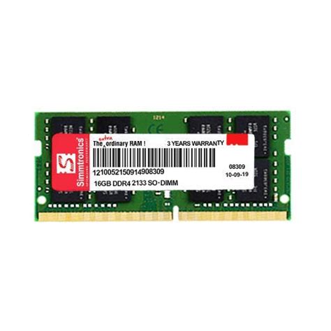 Amazon.in: Buy Simmtronics 16GB DDR4 Laptop RAM 2133 MHz (PC 17000 ...