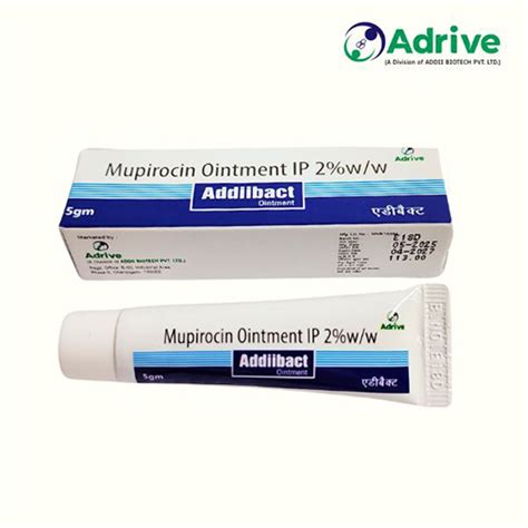 Addiibact - Mupirocin Ointment IP 2%w/w - Adrive Pharma