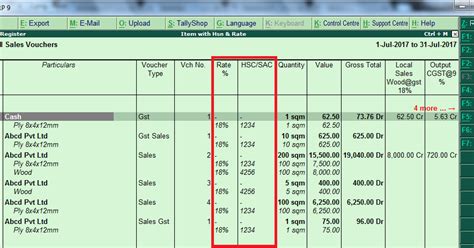 Aasan Solution: Item with GST Hsn/Rate in Invoice | Stock Summary ...