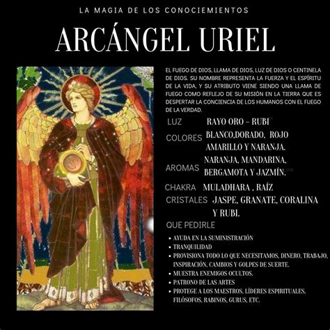 ARCÁNGEL URIEL | Arcángeles, Arcangel uriel, Arcangeles de dios
