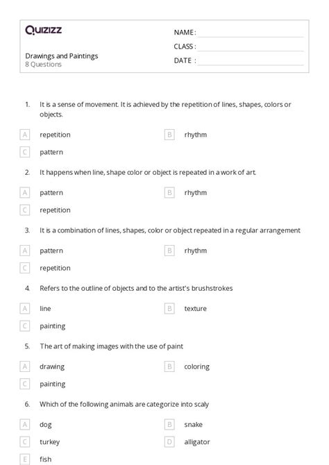 50+ Drawing & Painting worksheets for 3rd Class on Quizizz | Free ...