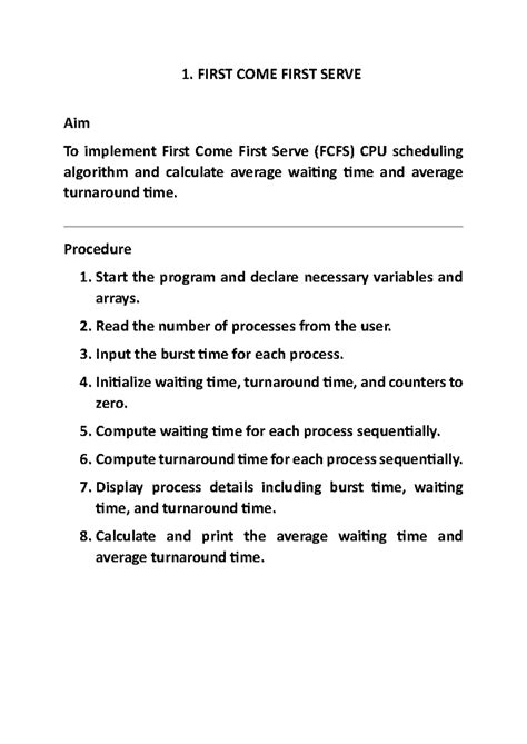 C Programming: CPU Scheduling & Memory Allocation Algorithms - Studocu