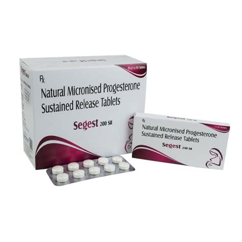 Segest 200 SR - Natural Micronised Progesterone Sustained Release ...