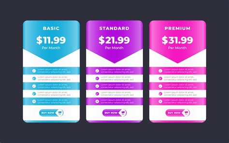 Pricing Table Design 的图像结果