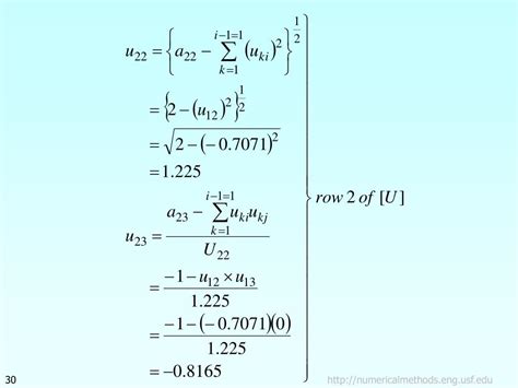 Image result for Cholesky Methods Numerical Methods