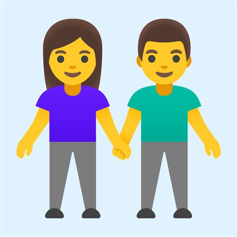 Emoji 👫 Woman and man holding hands: Meaning and Details