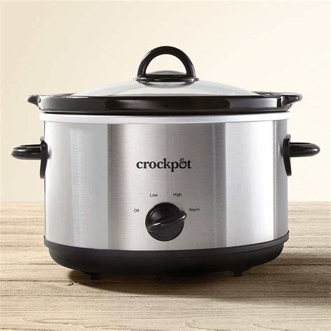 Crock Pot Manual Slow Cooker, 4.5qt