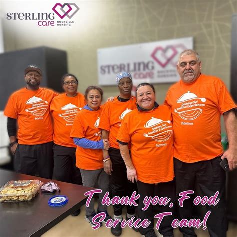 #foodserviceworkersweek #gratitude | Sterling Care Rockville Nursing